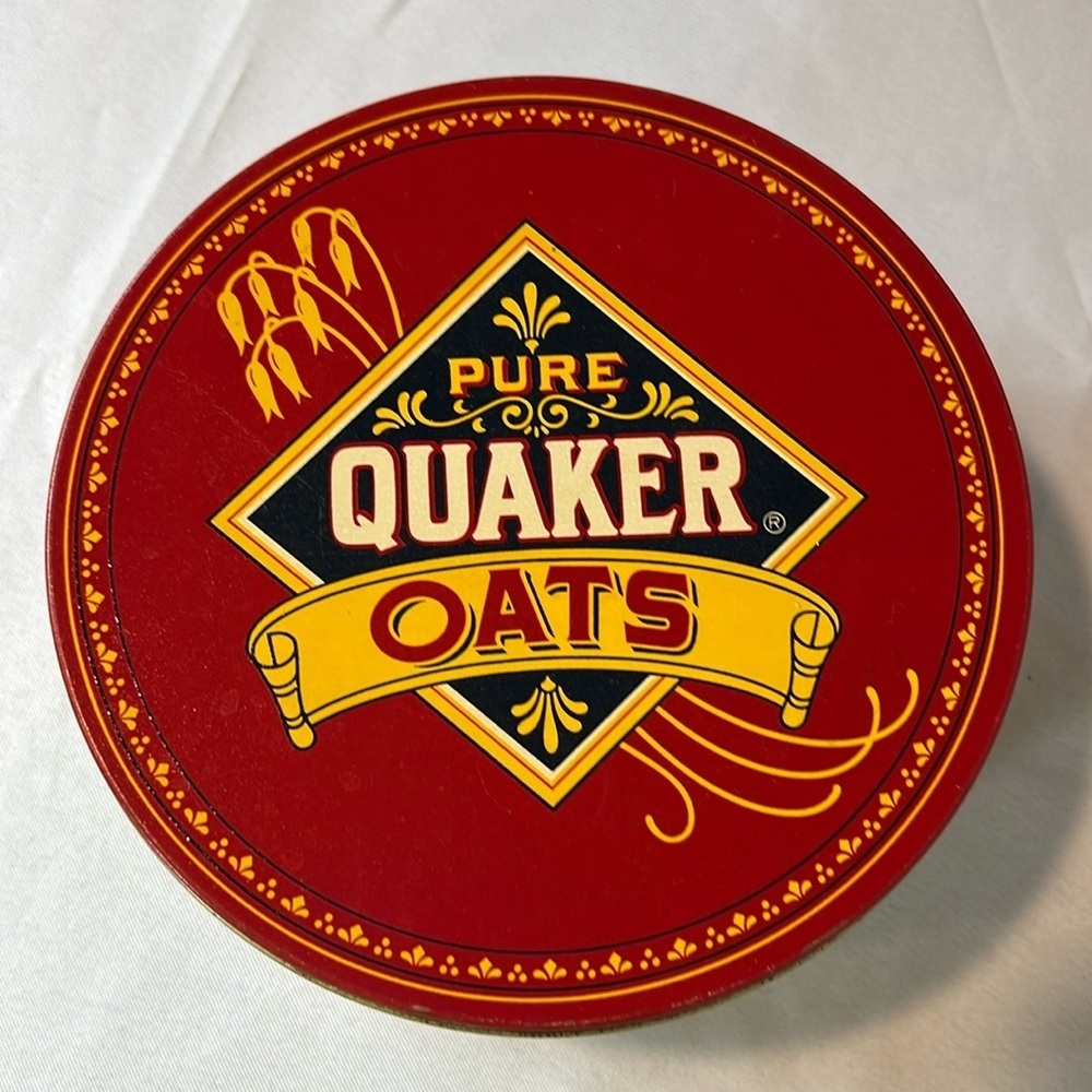 Vintage 1983 Limited Edition Quaker Oats Tin